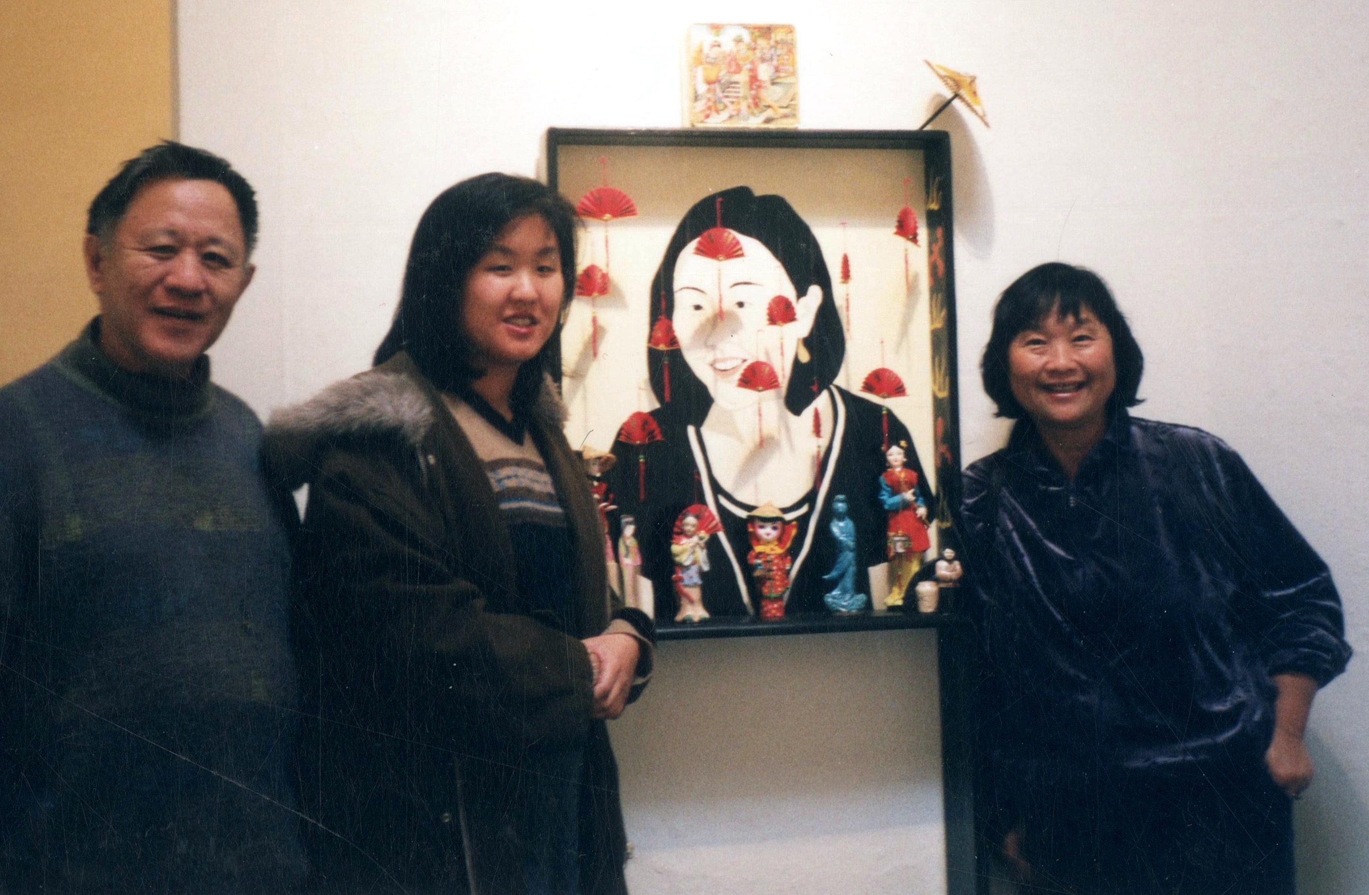 Carrie visiting art